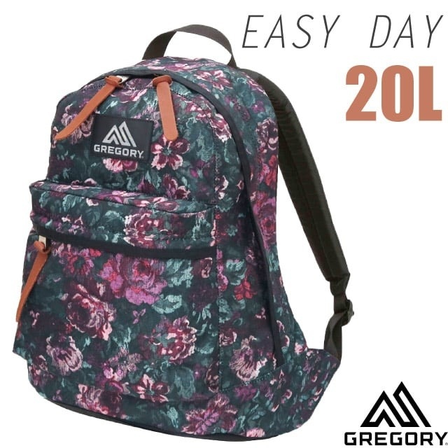 【美國 GREGORY】EASY DAY 日系雙肩休閒後背包20L/65162-9867 群花油彩✿30E010